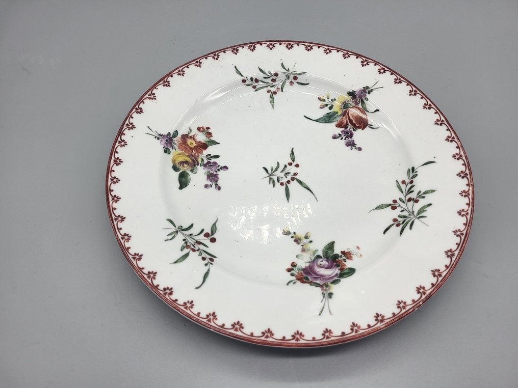 ANTONIBON, NOVE, O COZZI, - Plate - Porcelain - Venice circa 1790 #1.0