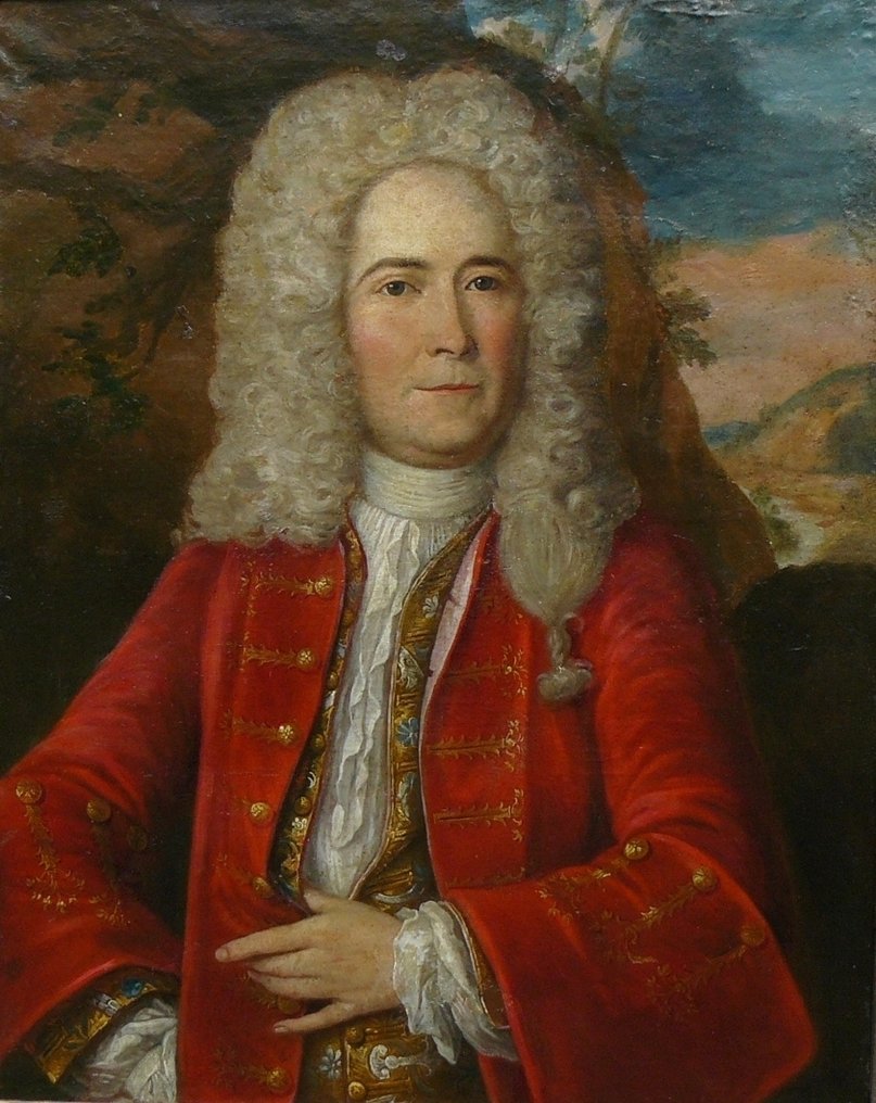 French school (XVII) - Portrait eines Herren #1.0