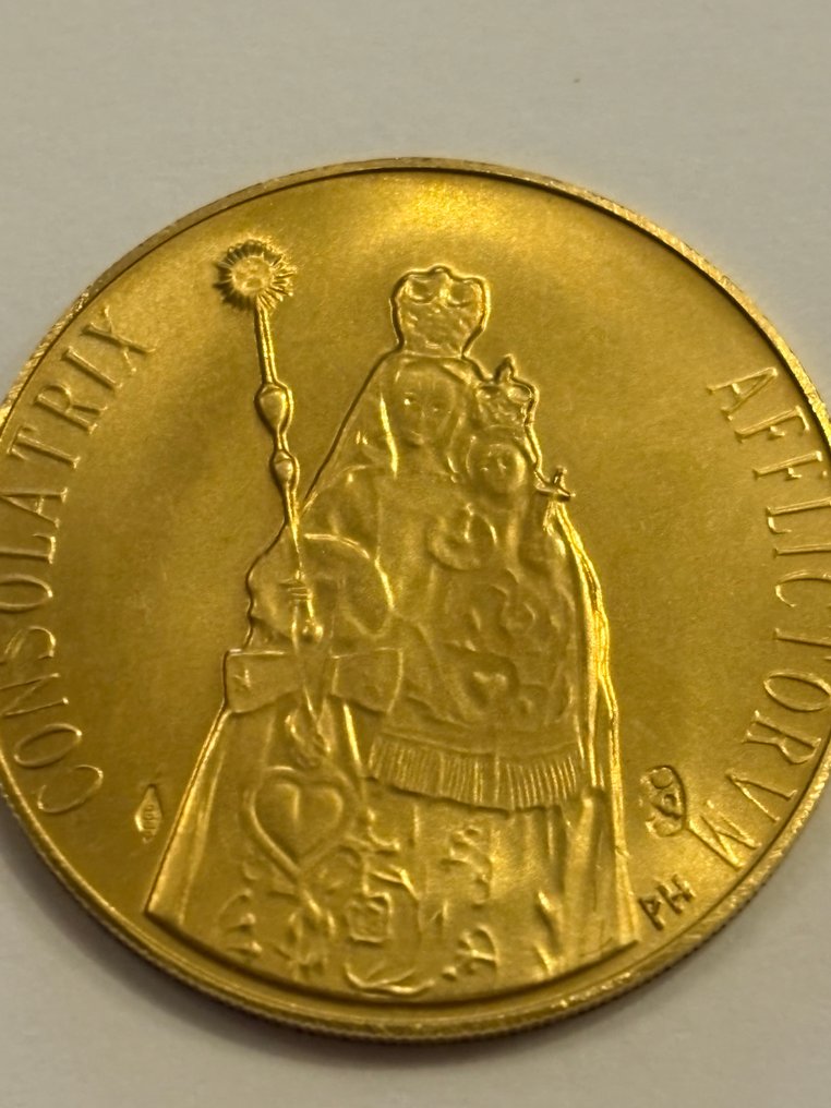 卢森堡. Médaille en or de Jean-Paul II Pontifex Maximus 1985 #3.2
