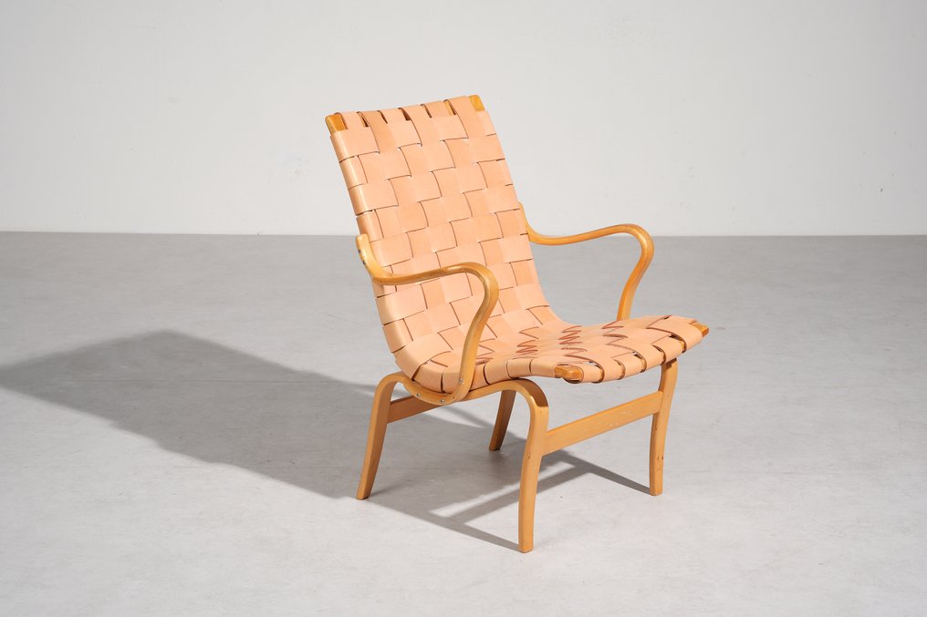 Bruno Mathsson - Πολυθρόνα - Ξύλο, Δέρμα #3.2