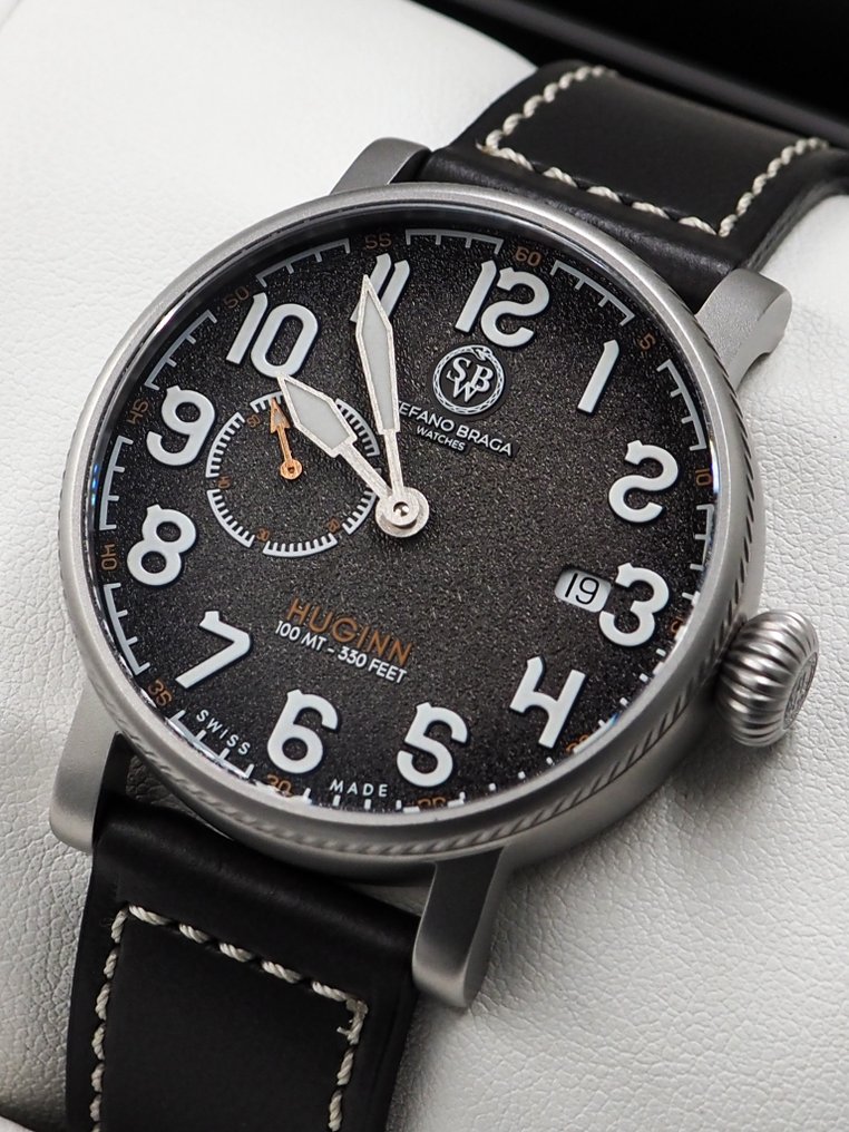 Stefano Braga - Ingen mindstepris - *BRAND NEW* AUTOMATIC * HUGININ - Mænd - 2020+  #4.3