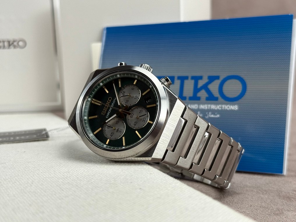 Seiko - Chronograph Date - Conceptual - Zonder Minimumprijs - SSB461P1 - Heren - 2020+ #4.3
