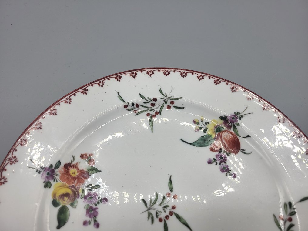 ANTONIBON, NOVE, O COZZI, - Plate - Porcelain - Venice circa 1790 #1.0