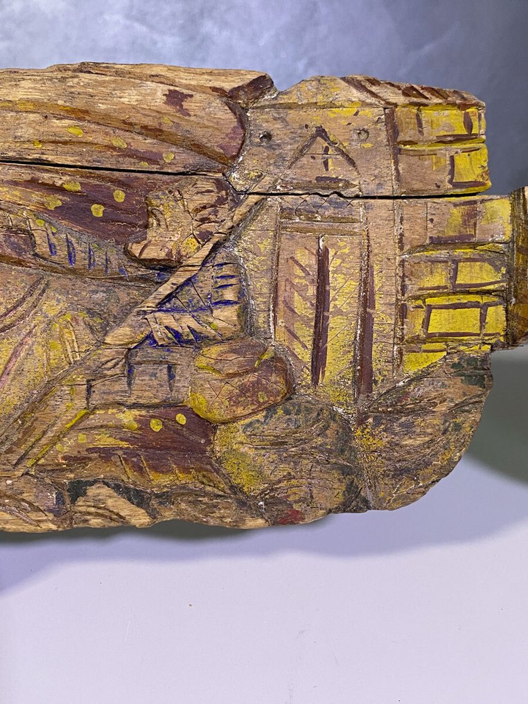 Relieff, Chiave di antico carretto siciliano Santa Rosalia XIX secolo - 92 cm - Polykrom tre #3.2