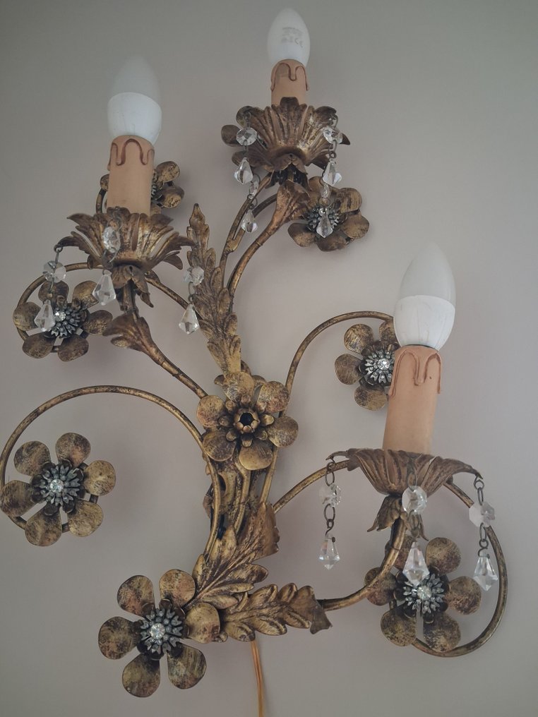 壁突式照明 (3) - 金属, 玻璃, 水晶 #2.1