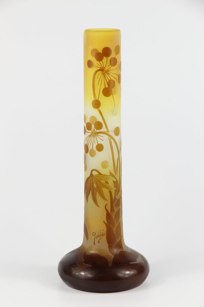 Emile Gallé - 花瓶  - 玻璃 #1.0