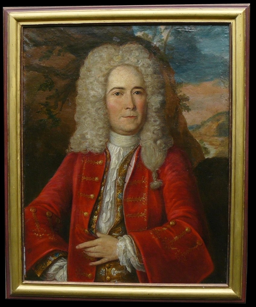 French school (XVII) - Portrait eines Herren #1.0