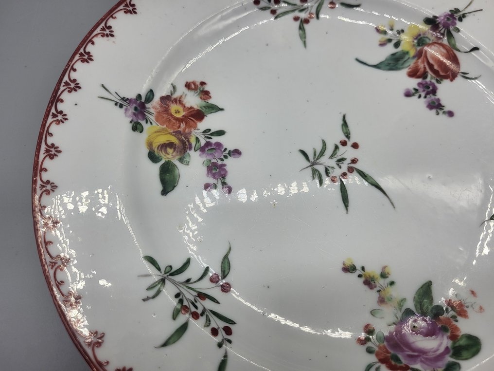 ANTONIBON, NOVE, O COZZI, - Plate - Porcelain - Venice circa 1790 #4.3