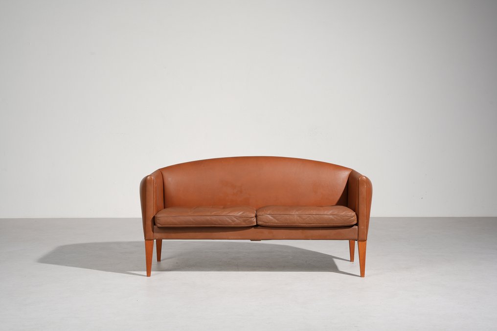 Holger Christiansen - Illum Wikkelso - Divano - Pelle, Quercia #1.0