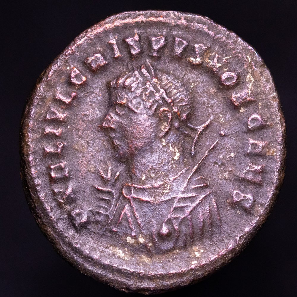 Ρωμαϊκή Αυτοκρατορία. Crispus (AD 317-326). Follis Heraclea mint, A.D. 321. PROVIDENTIAE CAESS, camp gate, MHTΓ in exergue.  (χωρίς τιμή ασφαλείας) #1.0