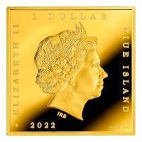 Niue. 1 Dollar 2022 - Caravaggio The Supper At Emmaus , 1 Oz (.999) with CoA and BOX #1.0