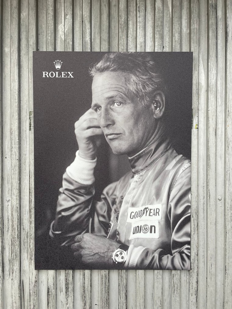 ROLEX - Paul Newman - Rolex Daytona - 廣告牌 - 鋁 #4.3