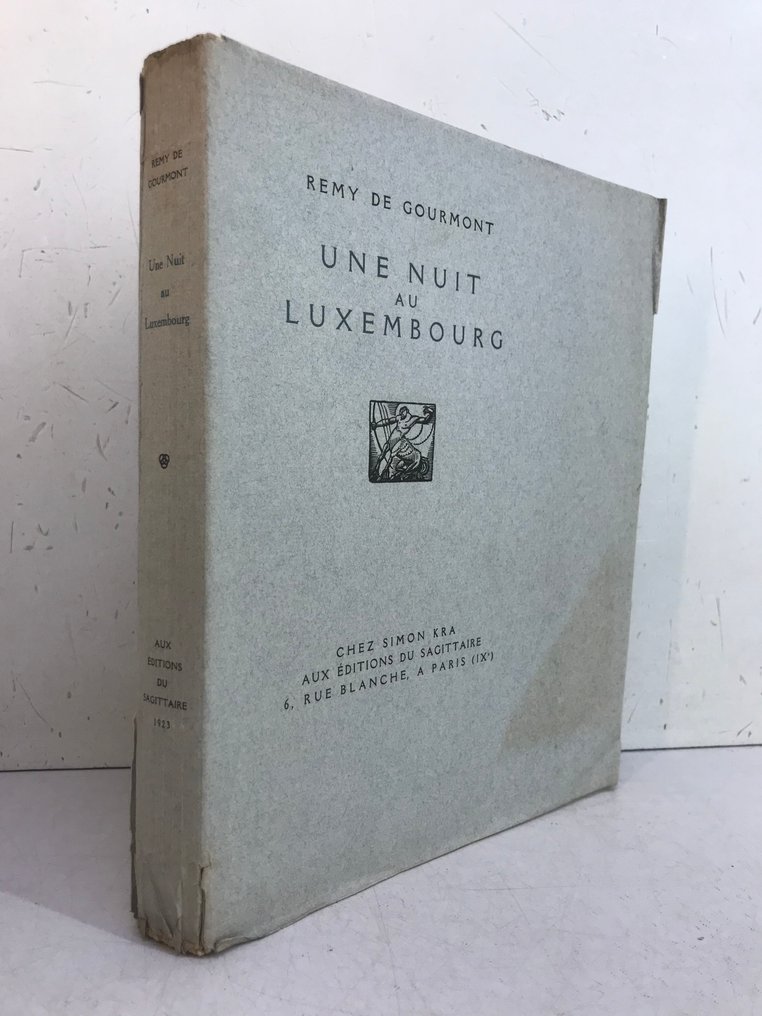 Rémy de Gourmont / Serge Beaune - ‎Une Nuit au Luxembourg [1/15 sur Japon avec une aquarelle originale et une suite] - 1923 #2.1