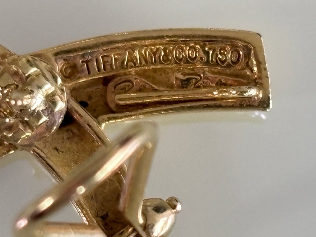 Tiffany & Co. - Boucles d'oreilles - 18 carats Or jaune - Paloma Picasso Graffiti X #2.1