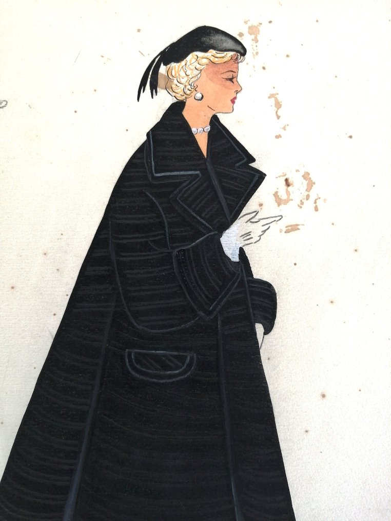 未知藝術家 - Figurini anni 50 /60 #4.3