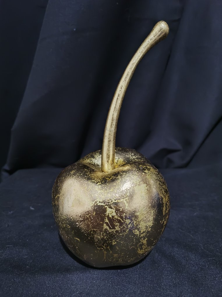 RED - 雕塑, Apple Gold 24k - 16 cm - 聚氯乙烯 - 2025 #1.0