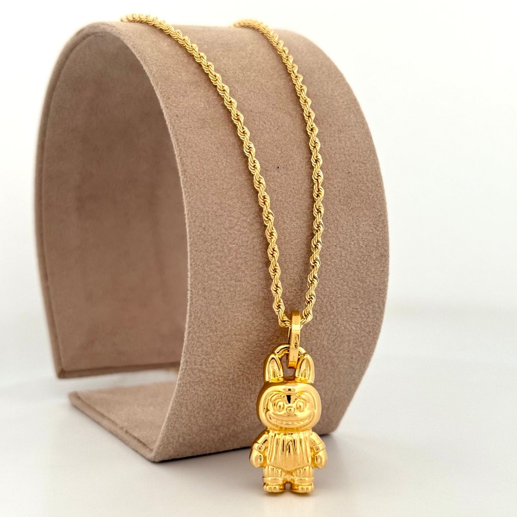 Ingen mindstepris - Vieri - Halskæde - 3.7 g - 18 kraat Gulguld #4.3