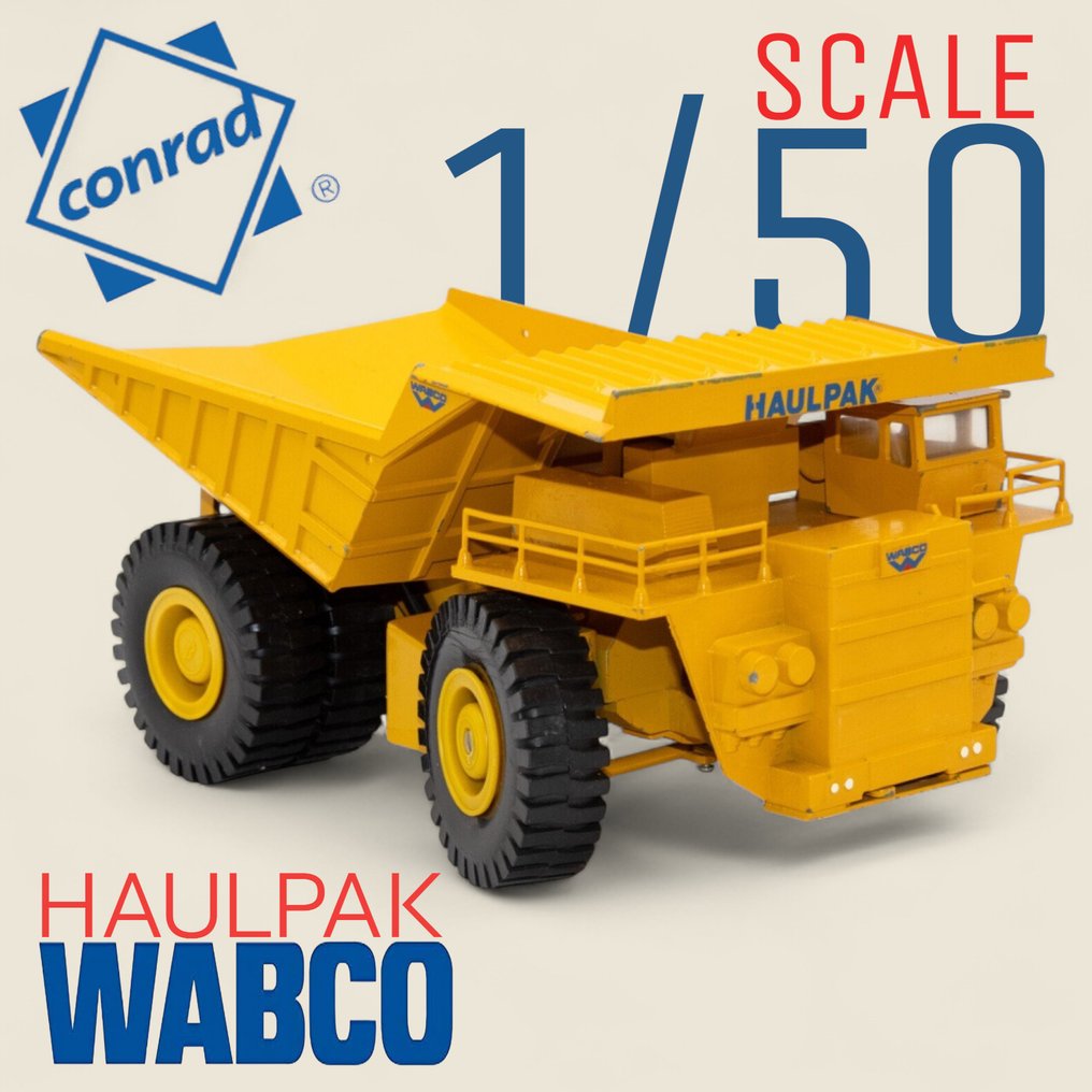 Conrad Art. 272 - Scale 1:50 - 模型卡车 - Dumper Wabco Haulpak "Yellow Edition", OUT OF STOCK #1.0