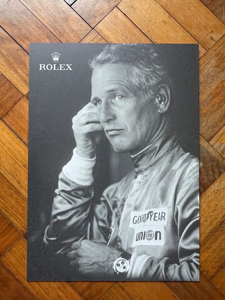 ROLEX - Paul Newman - Rolex Daytona - 廣告牌 - 鋁 #1.0