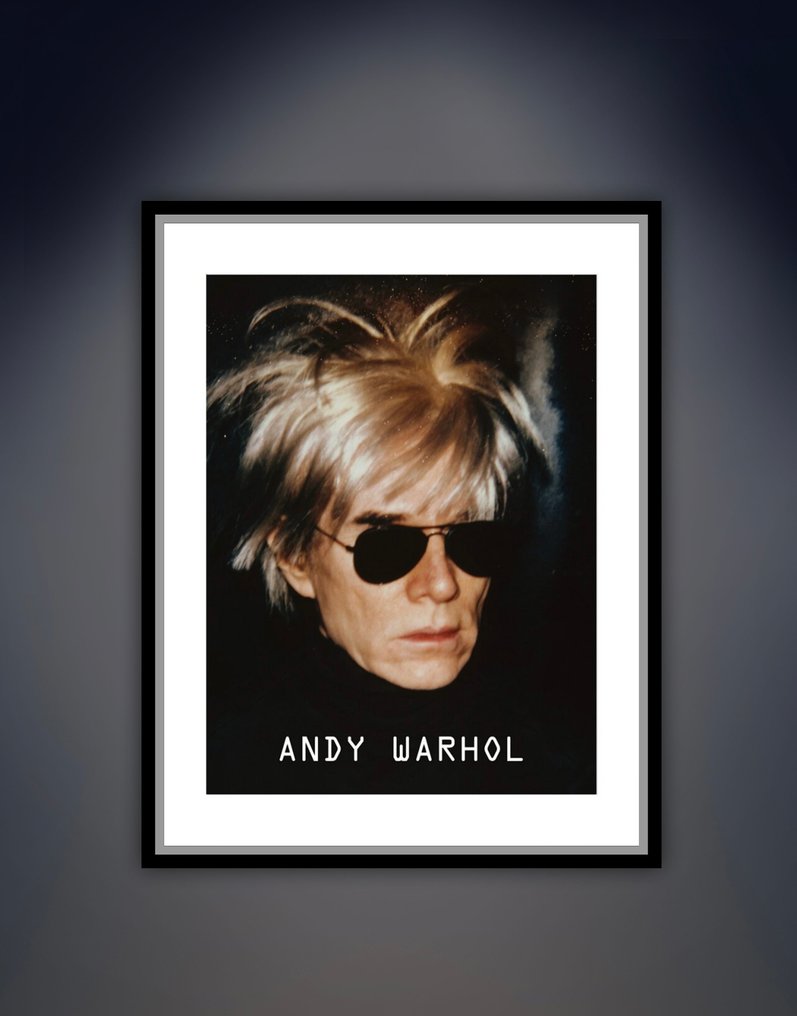 Andy Warhol - “Self-Portrait in Fright Wig, 1986”. - anii `80 #1.0