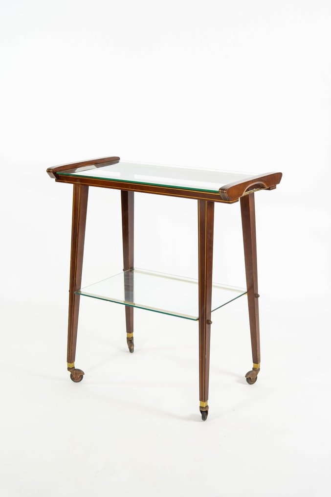 送食品的台车 - 木, 玻璃 #1.0