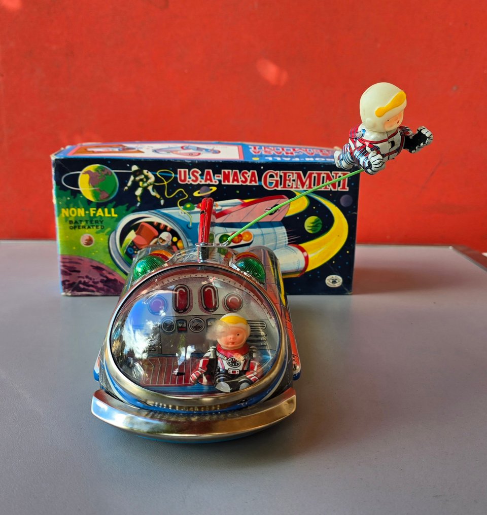 Masudaya (增田屋) - 鐵皮玩具 - U.S.A. Nasa Gemini Battery Operated Space Toy, Boxed - 1960-1970 - 日本 #1.0