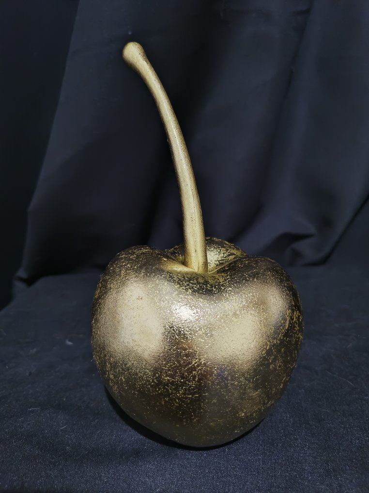 RED - 雕塑, Apple Gold 24k - 16 cm - 聚氯乙烯 - 2025 #3.2