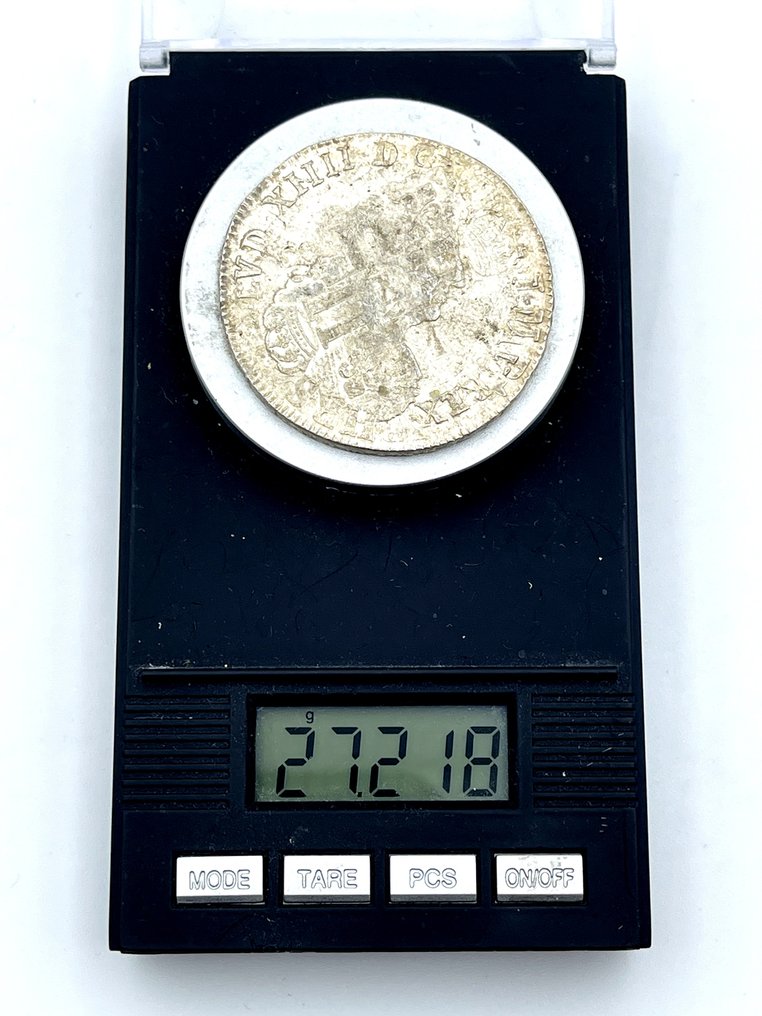 Frankrijk. Louis XIV (1643-1715). Écu aux palmes 1693-T, Nantes (Zonder Minimumprijs) #2.1