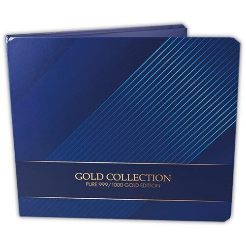 10 x 1/1000 troy oz - Gold .999 - Wonder World of Butterflies Coin Set (w/ Display Case & Coa) #3.2