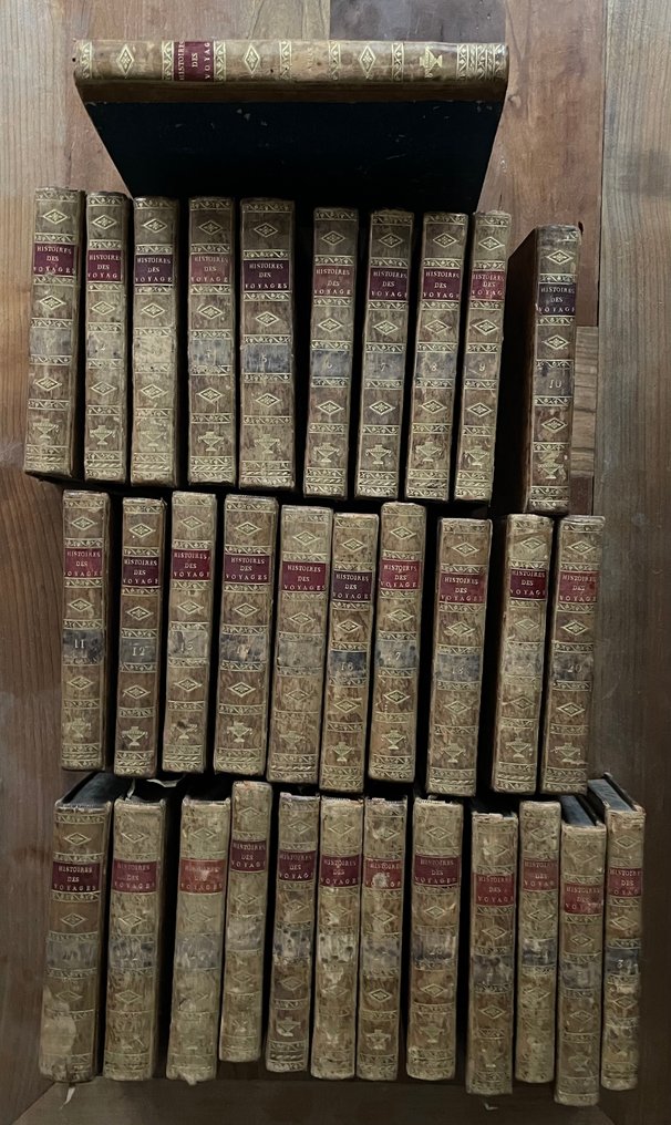 +De La Harpe - Abrégé de l’Histoire générale des voyages [with Atlas] - 1780 #1.0