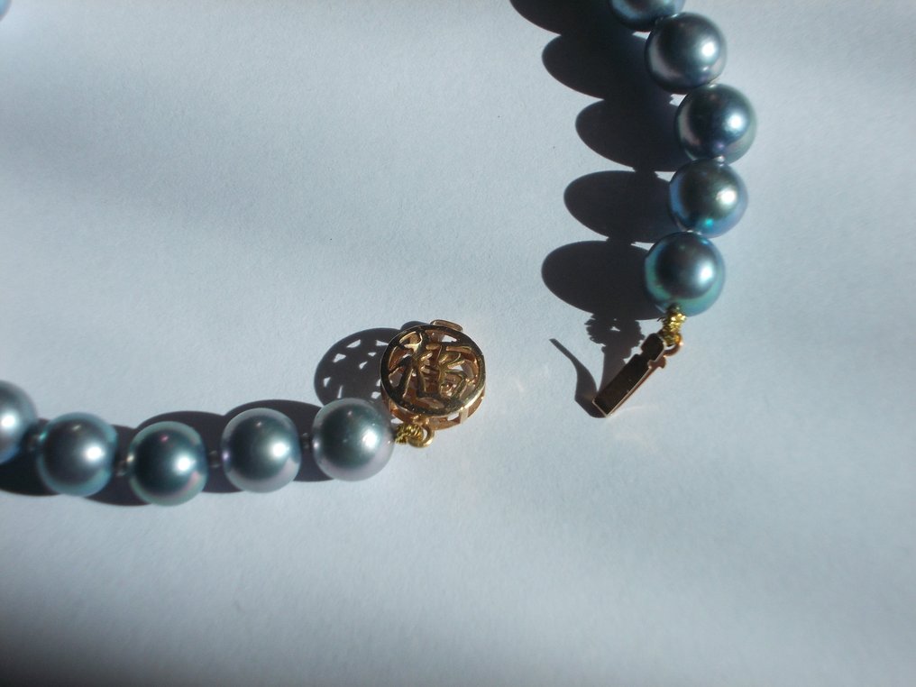 Βραχιόλι - 14 καράτια Κίτρινο χρυσό, Μαργαριτάρι Μαργαριτάρι - Άριστη ποιότητα #1.0