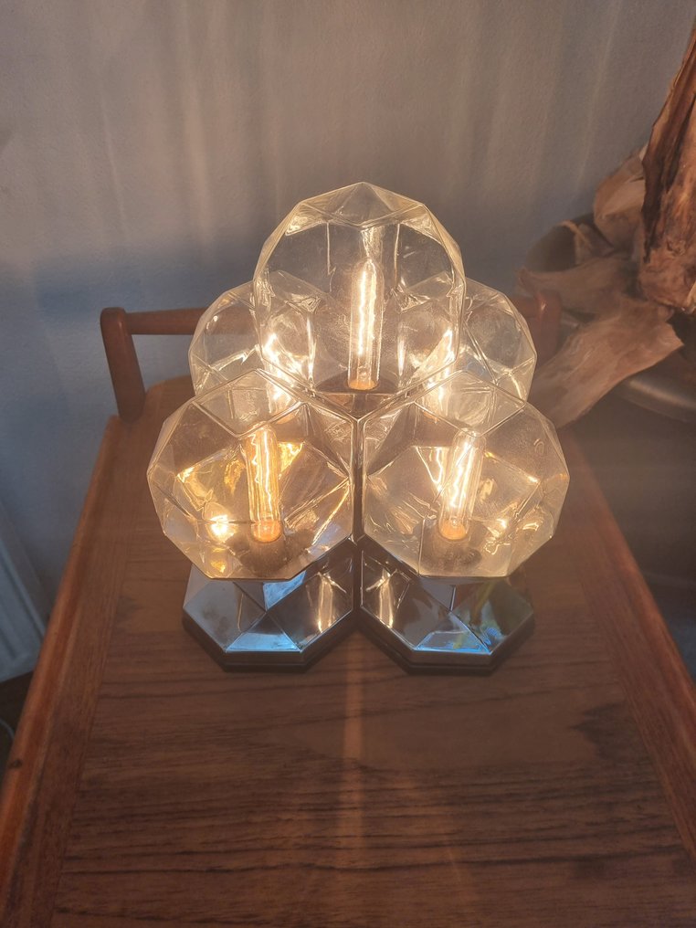 Staff Leuchten - Motoko Ishii - Væglampe - Glas, Krom - Modulær væg-/loftlampe #4.3