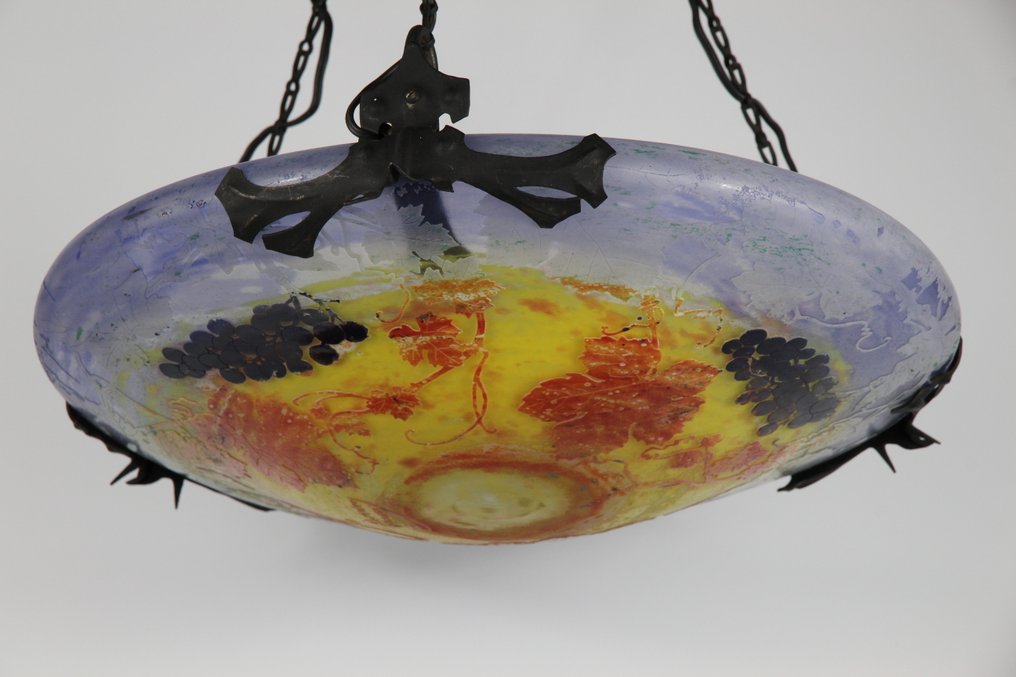 Daum Frères - 掛燈 - 玻璃, 鐵 - 新艺术运动 #2.1