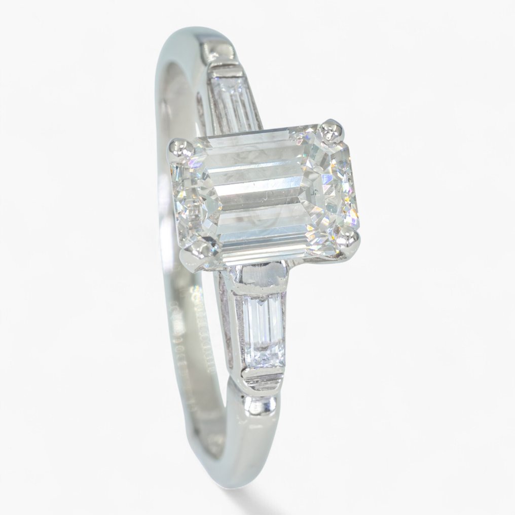 χωρίς τιμή ασφαλείας - Δαχτυλίδι - 14 καράτια Κίτρινο χρυσό, ΙΓΙ, Λευκός χρυσός - 1.00ct. tw. Διαμάντι (Φυσικό) #1.0