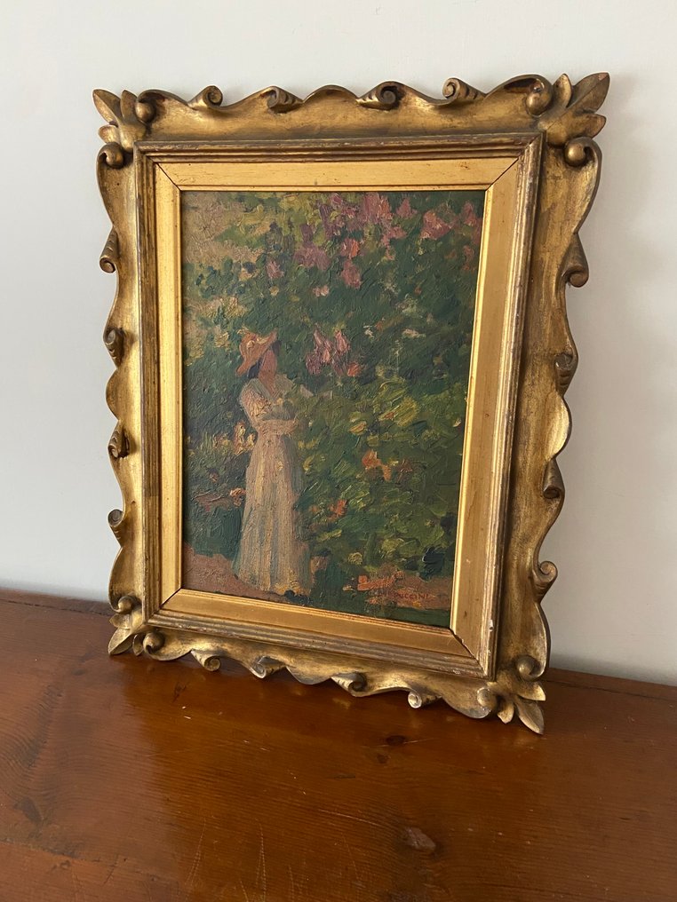 Mario Puccini (1869-1920), Attributed to - Ritratto femminile #3.2