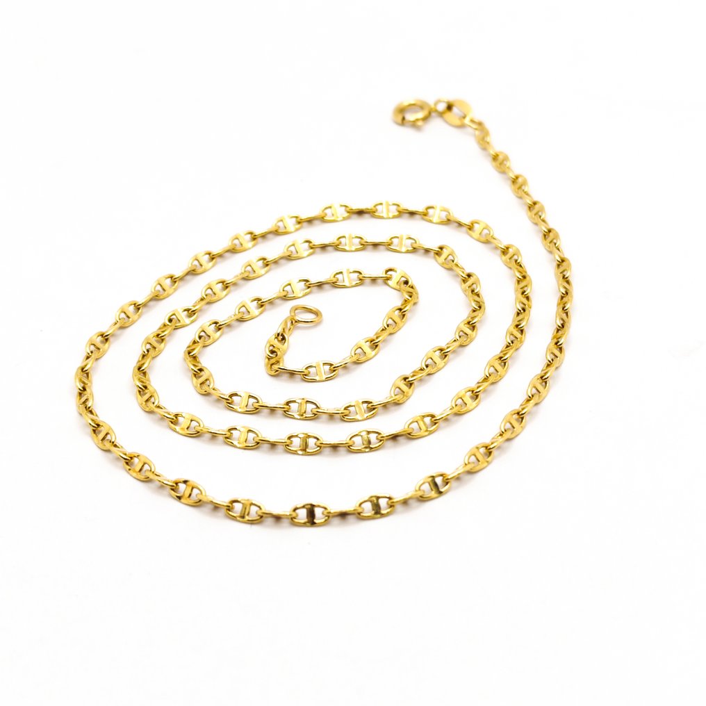 頸鏈 - 18 克拉 黃金 #1.0