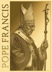 Tsjaad. 3000 francs 1/1000 oz 999 Fine Gold Pope Francis Coin (In Assay)  (Zonder minimumprijs) #2.1