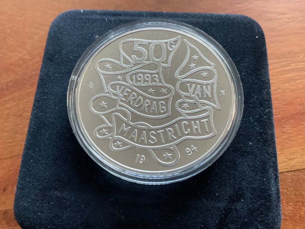Netherlands. 50 Gulden 1994 verdrag van Maastricht (No reserve price) #1.0