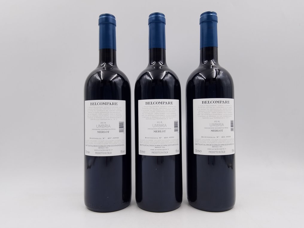 2016 Arnaldo Caprai, Belcompare - Umbria - 3 Bottles (0.75L) #1.0