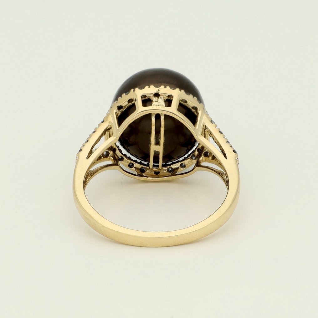 Inel - 14 ct. Aur galben - Perlă artificială #3.2