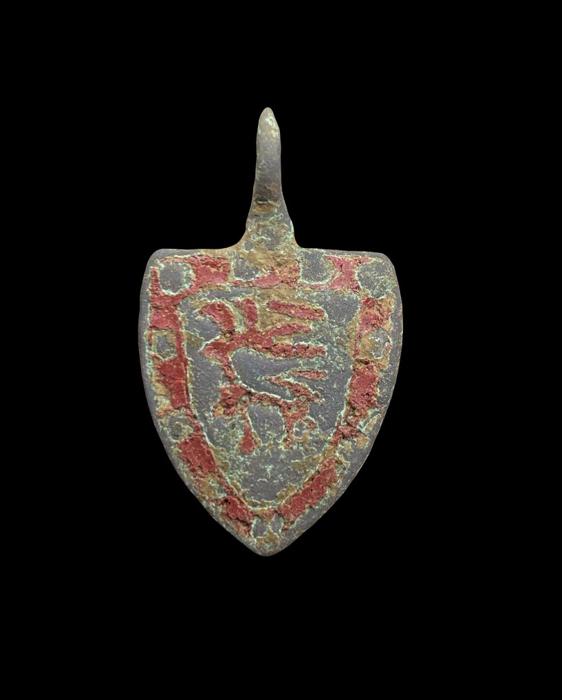 中世紀前期 青銅色 墜飾 - 纹章学鹿嘴 #1.0