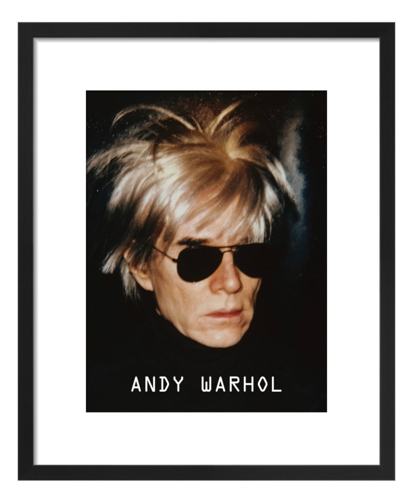 Andy Warhol - “Self-Portrait in Fright Wig, 1986”. - anii `80 #1.0