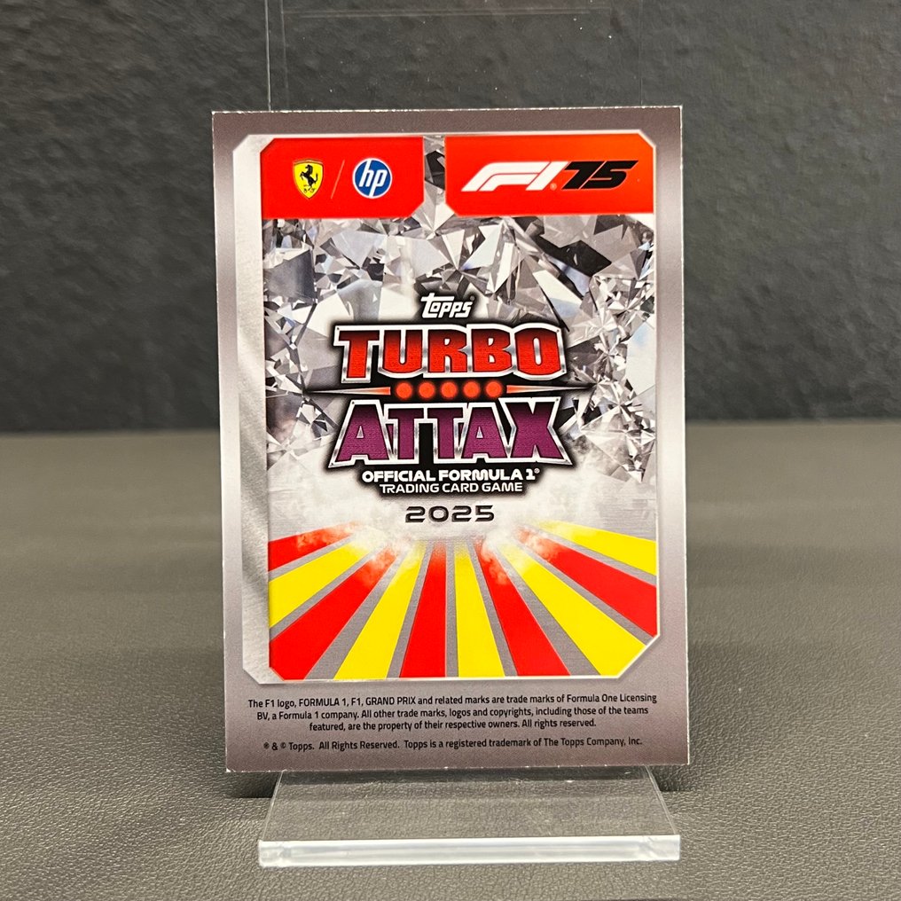 Ferrari - Topp 328 Podium Power Signed - Lewis Hamilton - 2025 - Trading Card #4.3