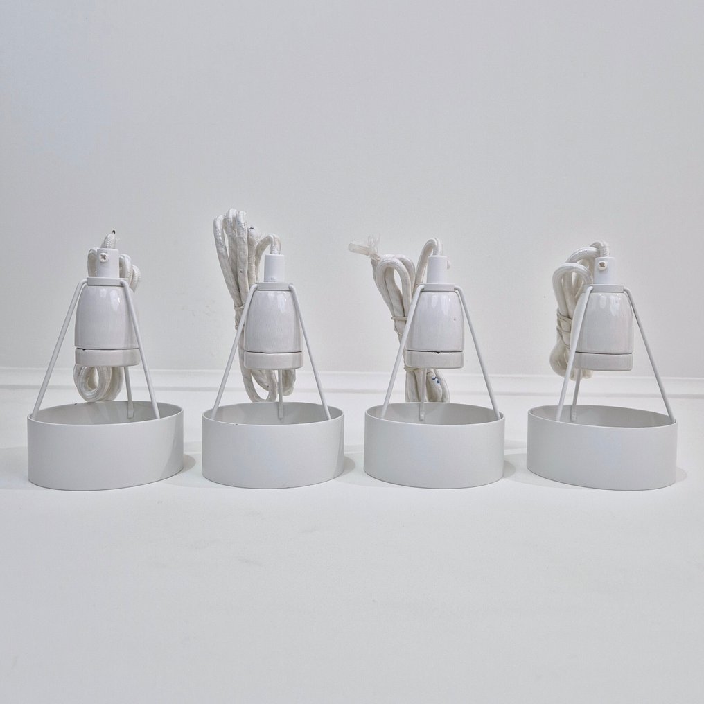 Louis Poulsen - Erik Møllers Tegnestue - 掛燈 (4) - Pakhus - 类型 116800 - 鋼 - 4 件 #2.1