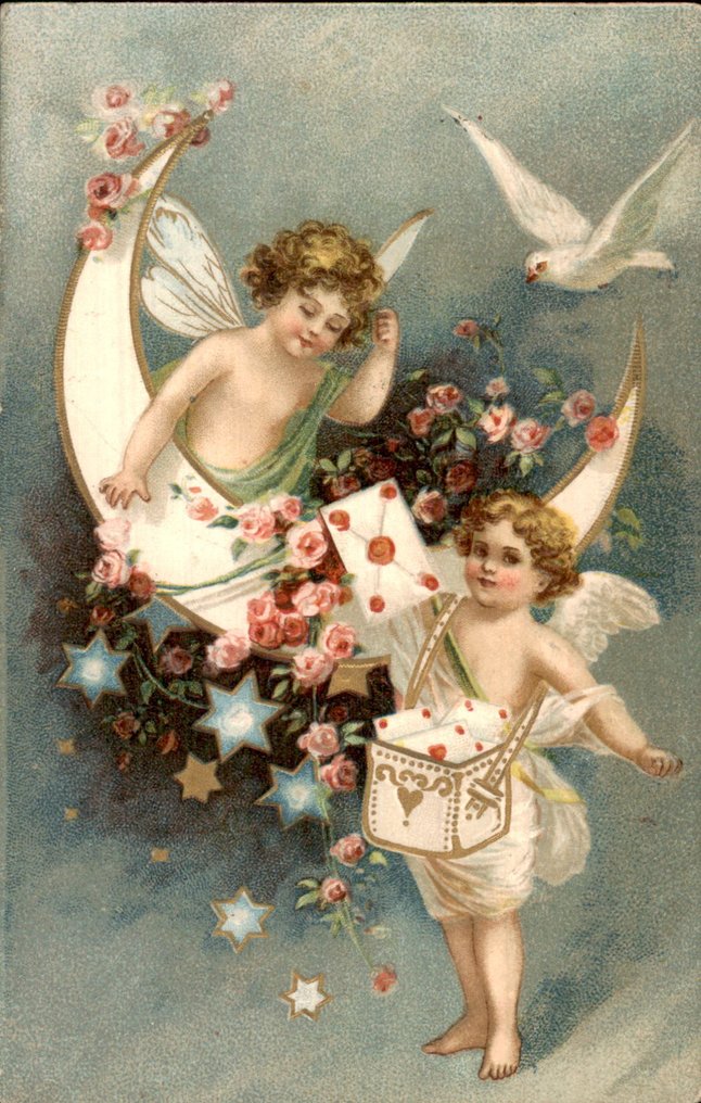 善良 - 儿童 - 儿童幻想 - Illustrator, 幻想 - 明信片 (258) - 1900-1970 #1.0