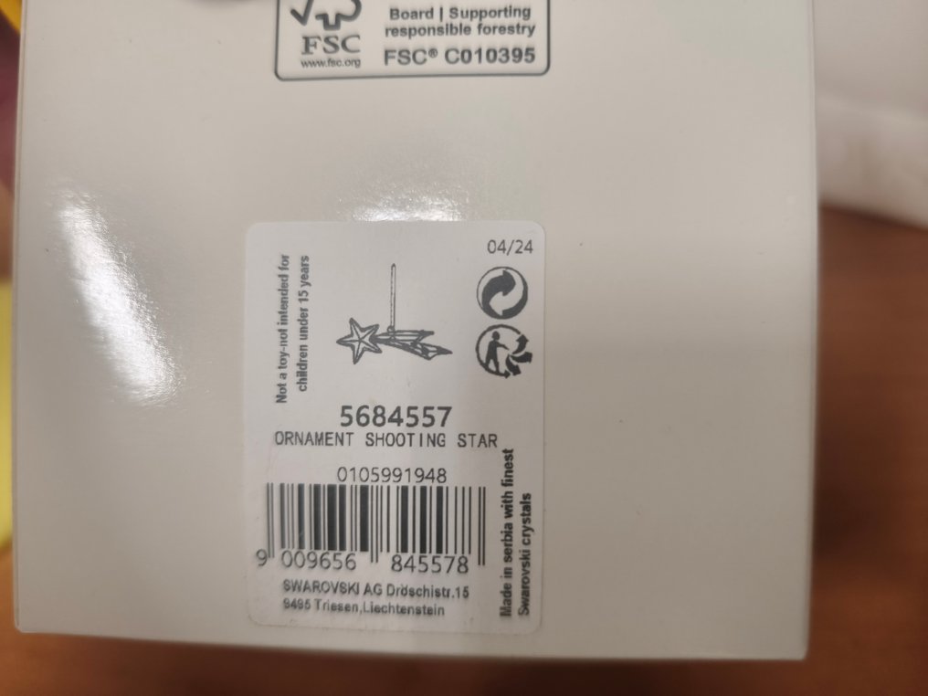 Swarovski - Φιγούρα - Holiday Magic Classics - Ornament Shooting Star - 5684557 - Κρύσταλλο #4.3