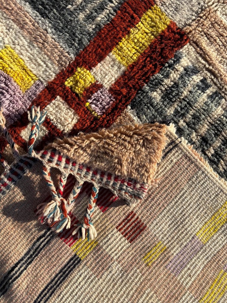 Μοντέρνα πολύχρωμη μαροκινή χαλί 200x300 εκ., αυθεντικό μαροκινό χαλί, χαλί Μπερμπέρ, αυθεντική - Χαλί - 300 cm - 200 cm - Χειροποίητο χαλί από μαλλί #2.1