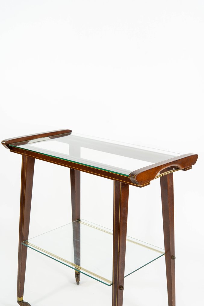 送食品的台车 - 木, 玻璃 #4.3