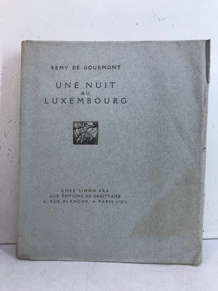 Rémy de Gourmont / Serge Beaune - ‎Une Nuit au Luxembourg [1/15 sur Japon avec une aquarelle originale et une suite] - 1923 #1.0