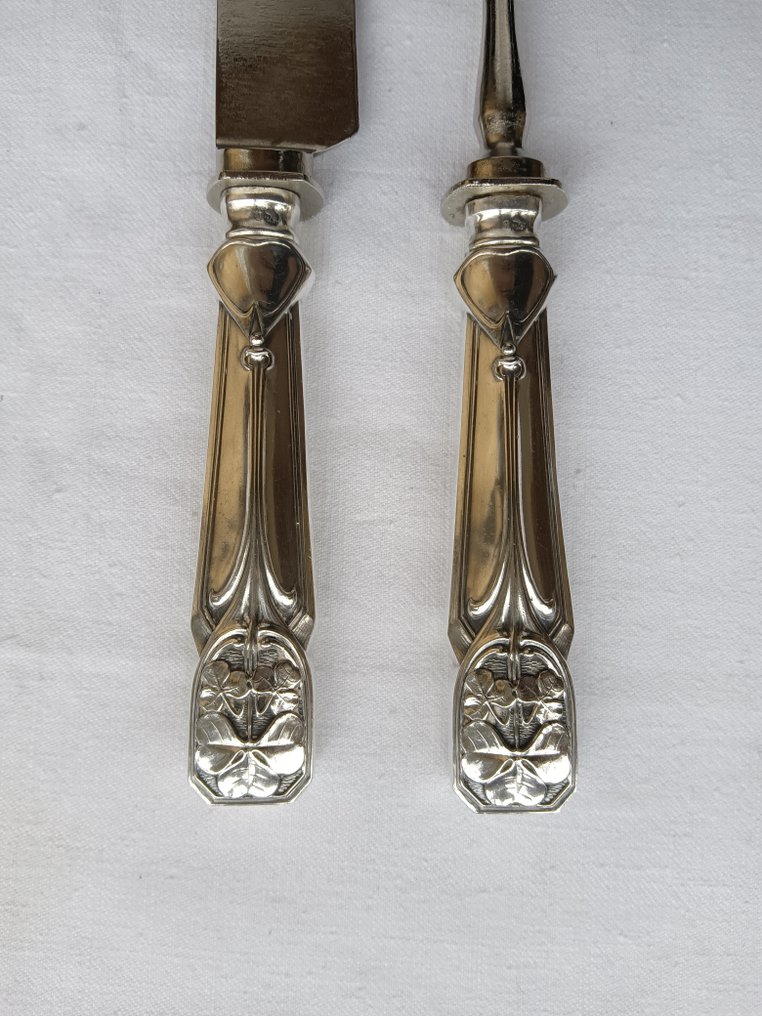 Servizio di posate (2) - .833 argento - Três Trevos Prata Déco #1.0